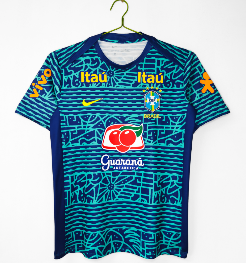 Retro 2024 Brazil Camouflage training uniform 