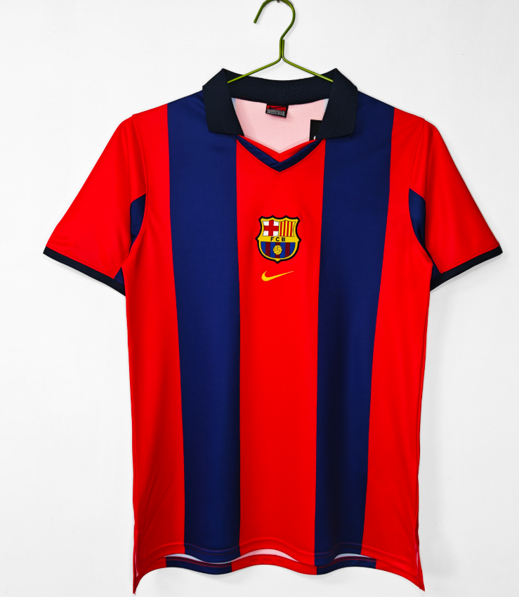 Retro 1998/99 Barcelona home（stand-up collar） 5A
