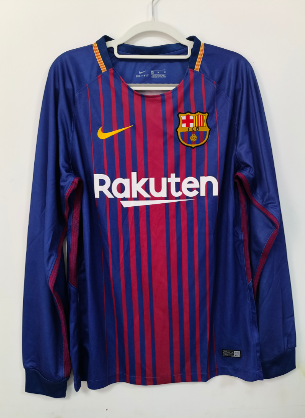 Retro 17/18 Barcelona home long sleeve