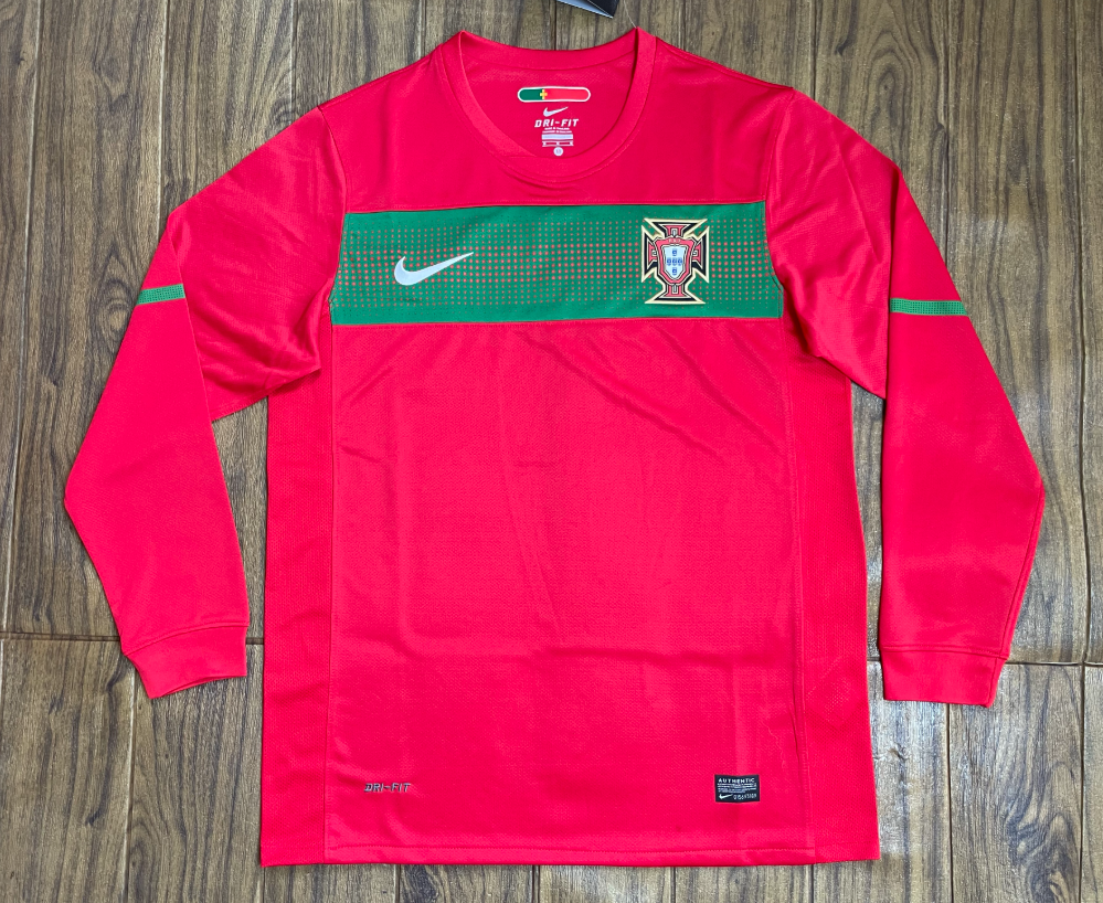 Retro 2010 Portugal home long sleeve