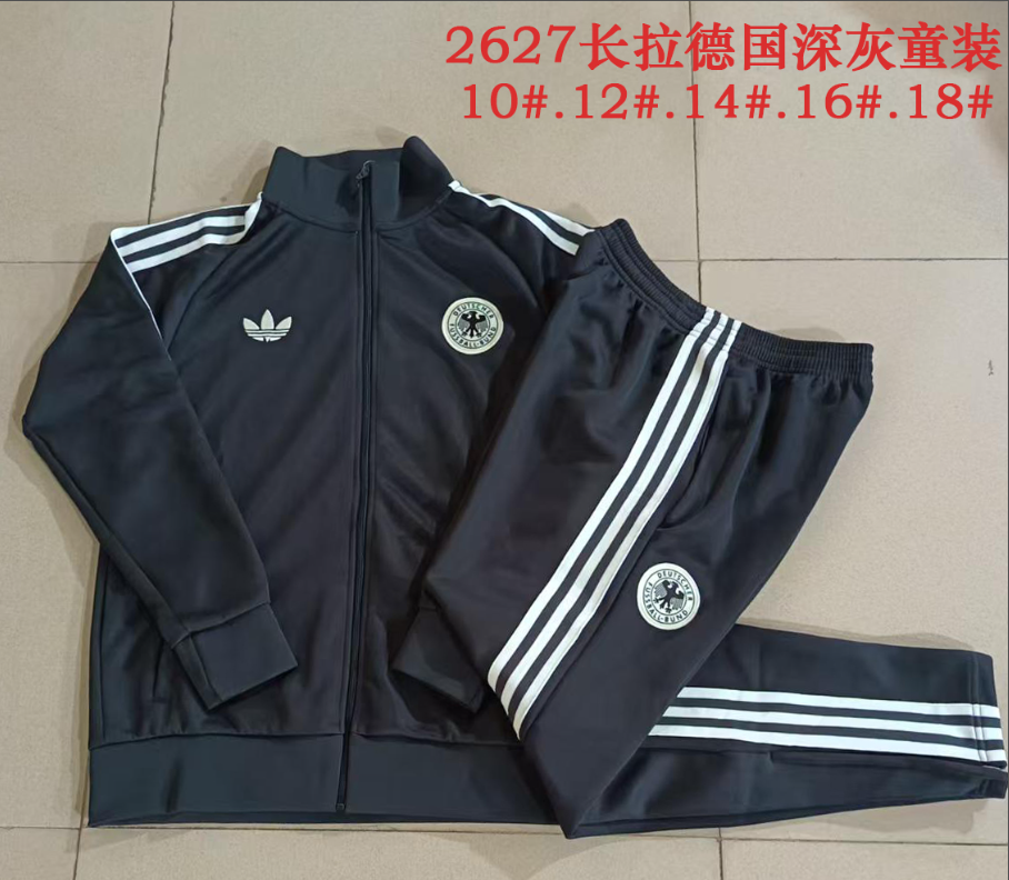 26/27 Kid Long Pull German Dark Gray Jackets sets