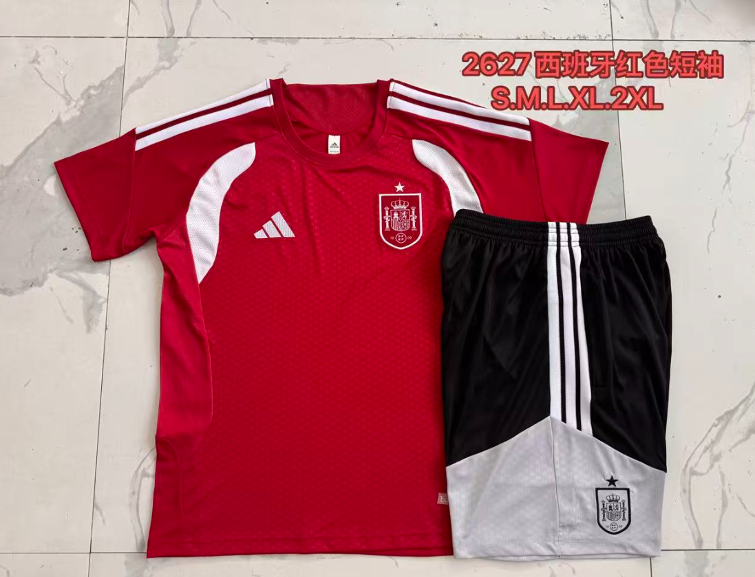 26/27 Adults Spain red Training Kits