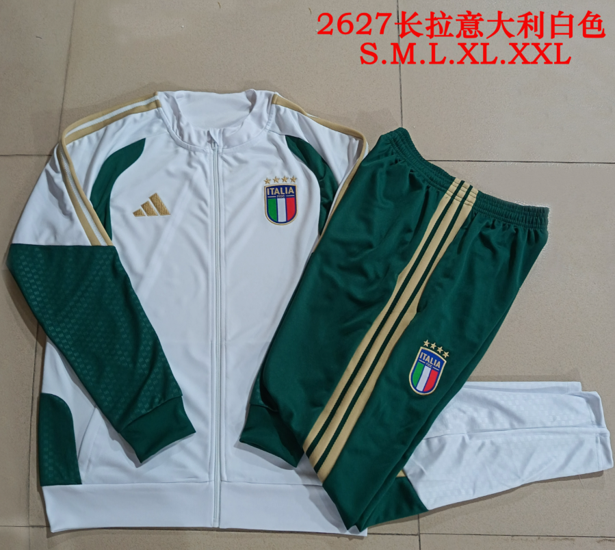 26/27 Long Pull  Italy white Jackets sets