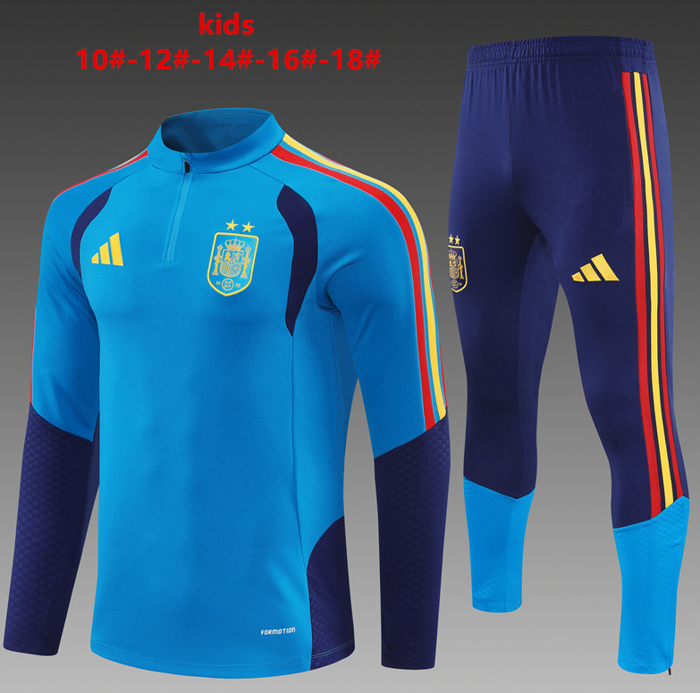 26/27 Kids Half Pull Spanish Hulan [Double Star] Tracksuit