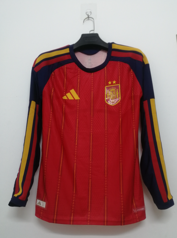 Player Version 26/27 Spain home Long Sleeve two star