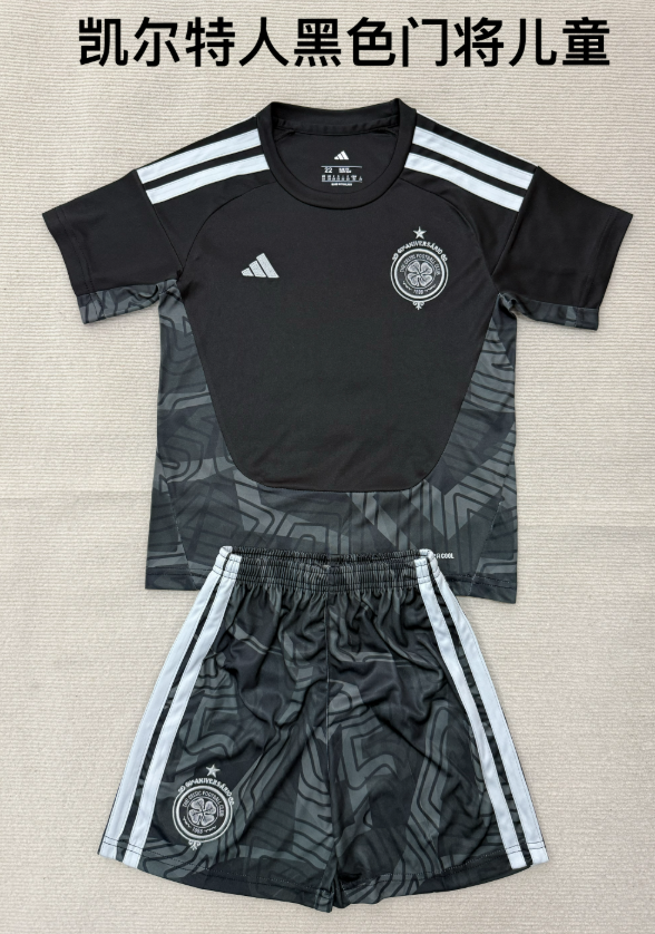kids Kits 26/27 Celtic black goalkeeper