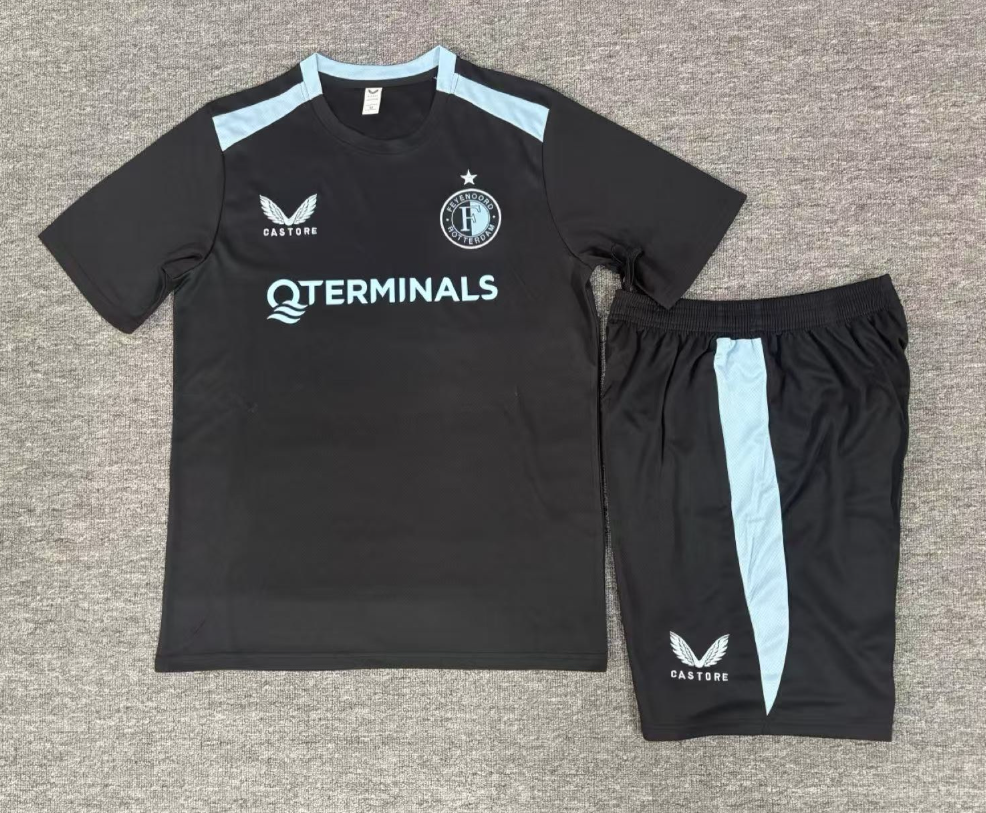 26/27 Kids Feyenoord black Training Kits
