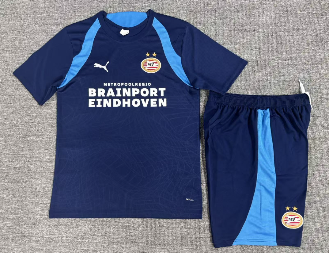 26/27 Kids Eindhoven navy blue Training Kits