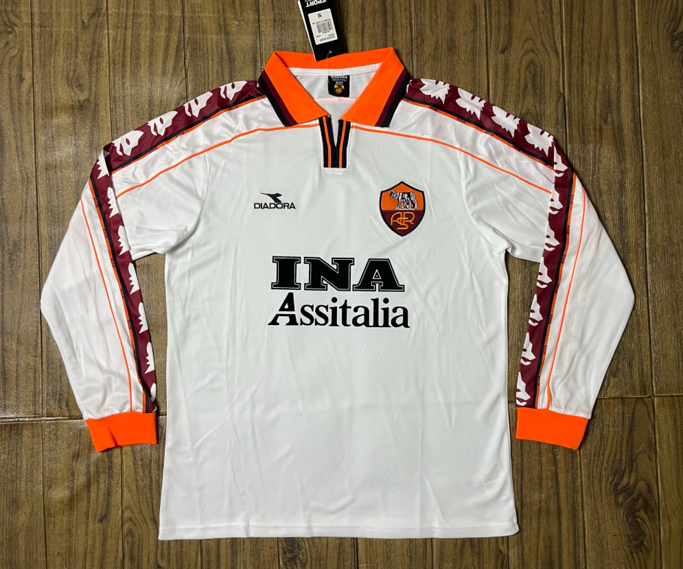 Retro 1998/99 Roma away long sleeve