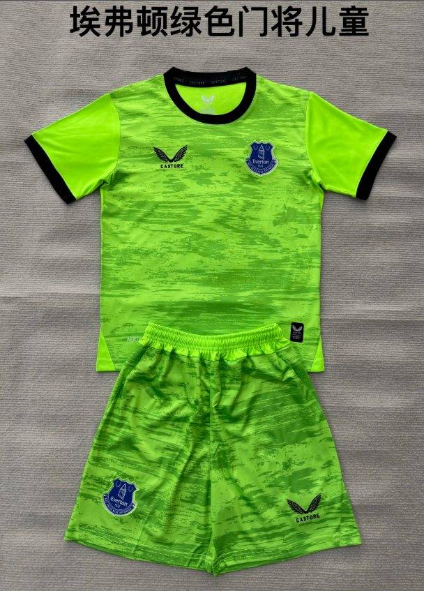 kids Kits 26/27 Everton green goalkeeper