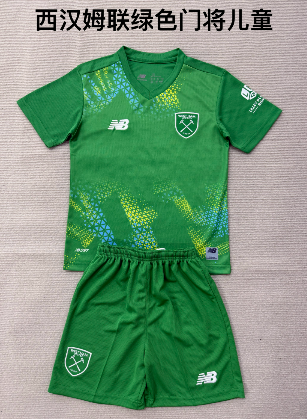 kids Kits 26/27 West Ham Green Goalkeeper