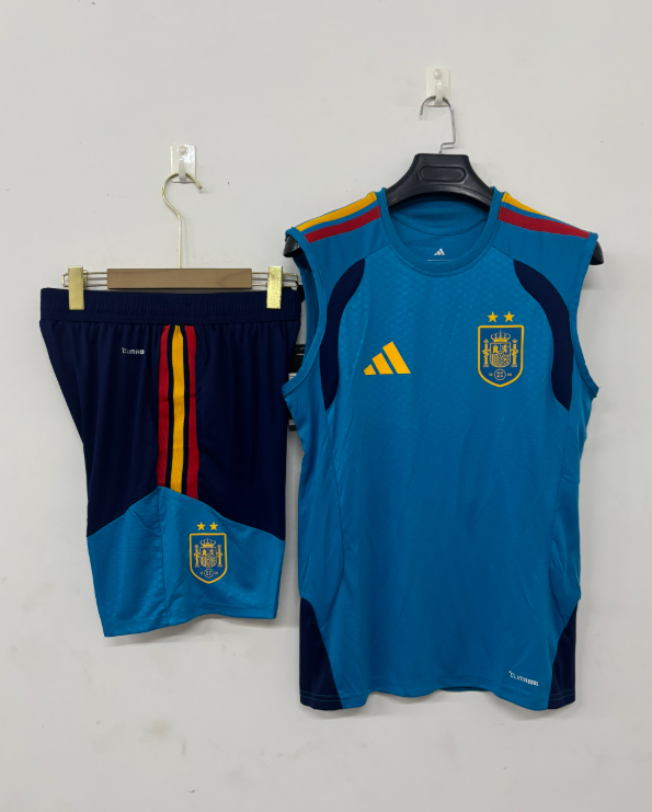 26/27 Vest Spain bule (two star) suit 